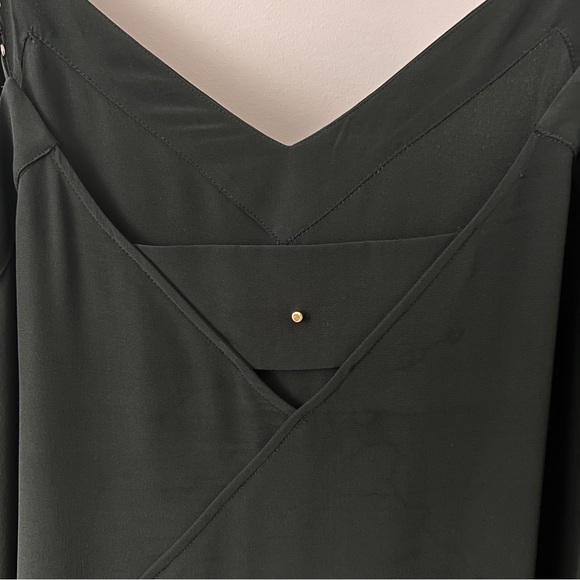 Cuyana Forest Green 100% Silk Slip Dress in Size Medium - Picture 6 of 7